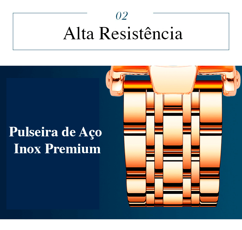 Relógio Feminino - Luxo Ocean Star