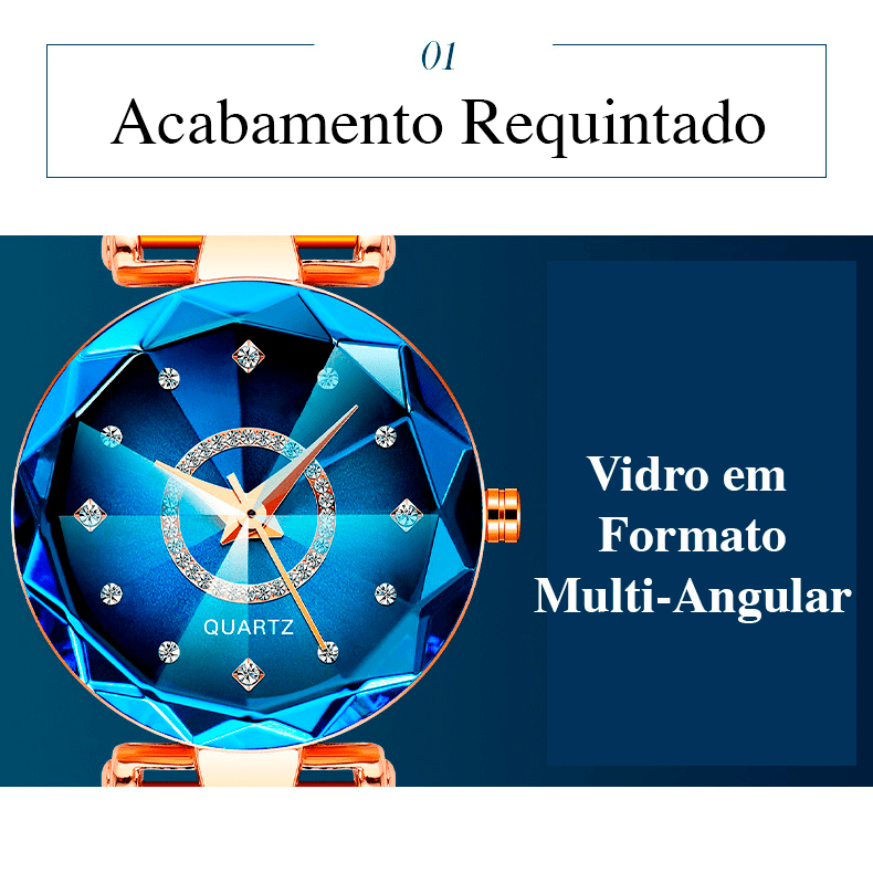 Relógio Feminino - Luxo Ocean Star