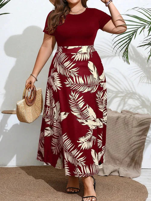 Vestido Estampa Floral e Cintura Marcada - Annabelle