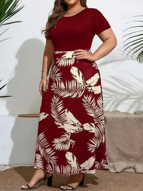 Vestido Estampa Floral e Cintura Marcada - Annabelle