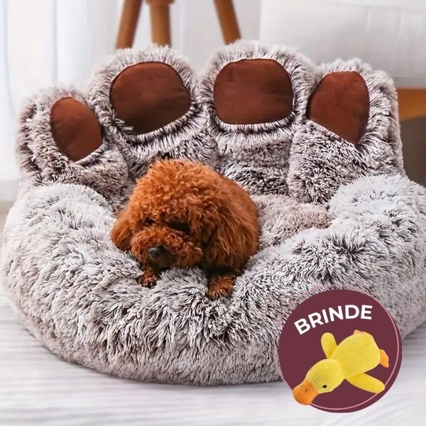 Patinhas Relax  - Cama Para Pets Macia Antiderrapante + BRINDE