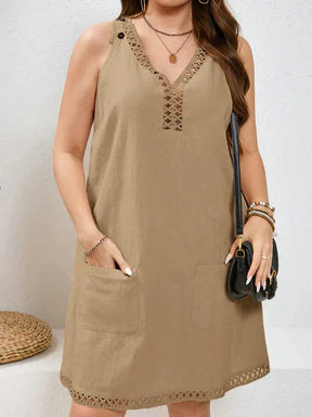 Vestido Algodão com Bordado Vazado - Katlyn