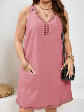 Vestido Algodão com Bordado Vazado - Katlyn