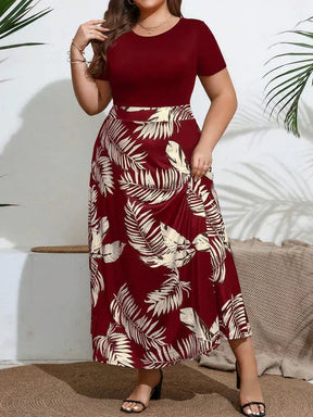 Vestido Estampa Floral e Cintura Marcada - Annabelle