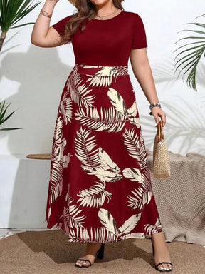 Vestido Estampa Floral e Cintura Marcada - Annabelle