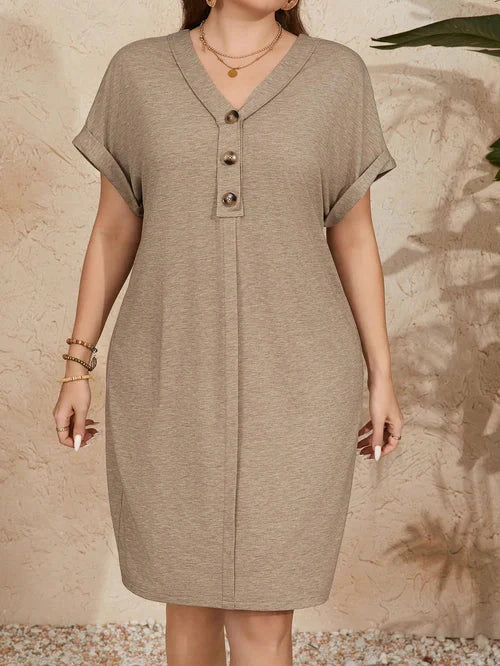 Vestido Falsos Botões - Pauline
