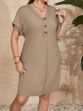 Vestido Falsos Botões - Pauline