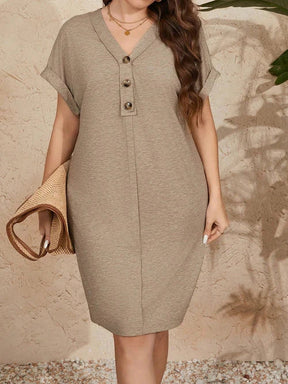 Vestido Falsos Botões - Pauline