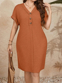 Vestido Falsos Botões - Pauline