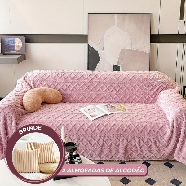 SoftLine - Manta Capa Protetora de Sofá Anti-Risco Animal + BRINDE